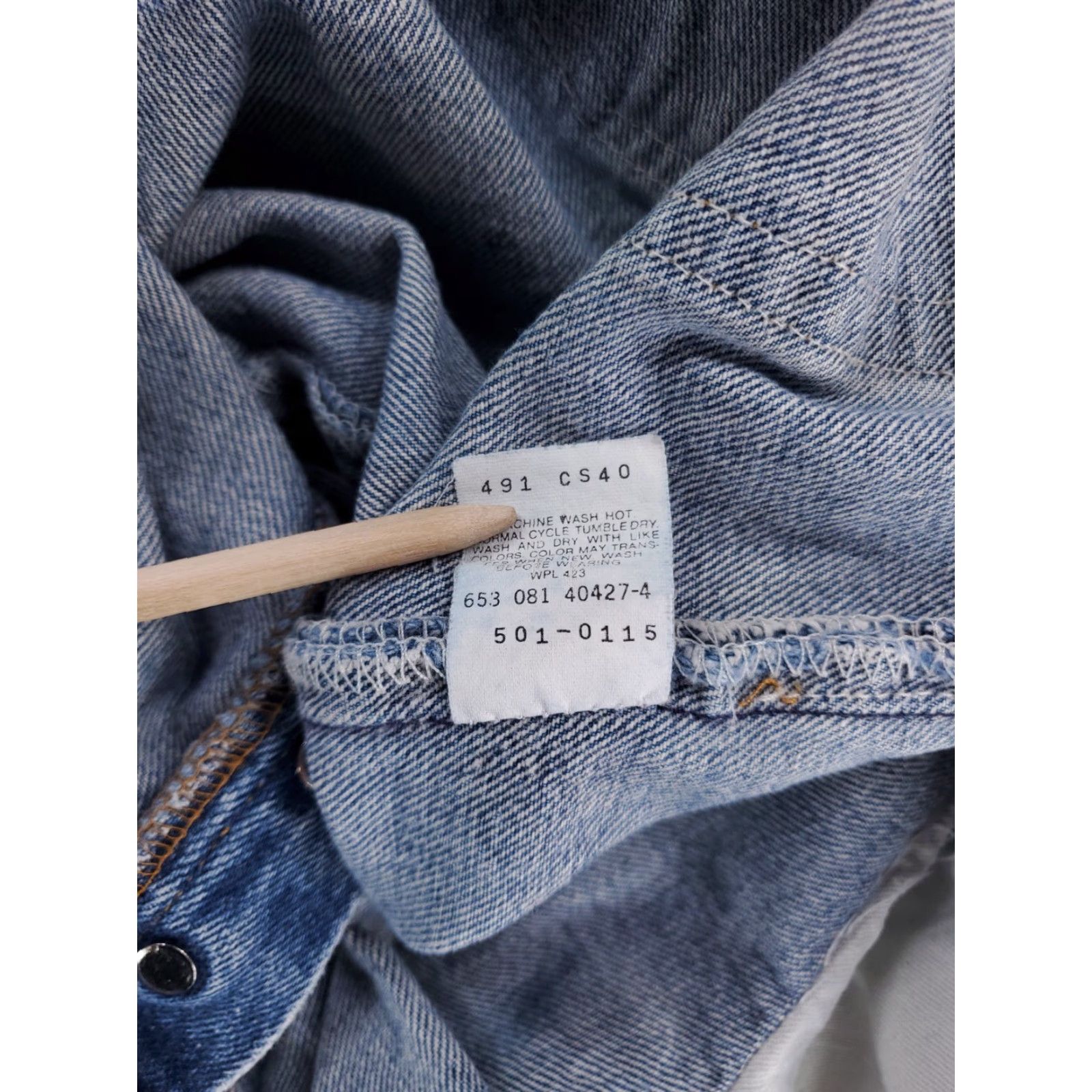 Levi's VINTAGE Levi's 501 Jeans Mens 41 x 33 Blue Straight 90s VTG 501 Jeans Mens Quick reference Size US 41 - 5 Thumbnail