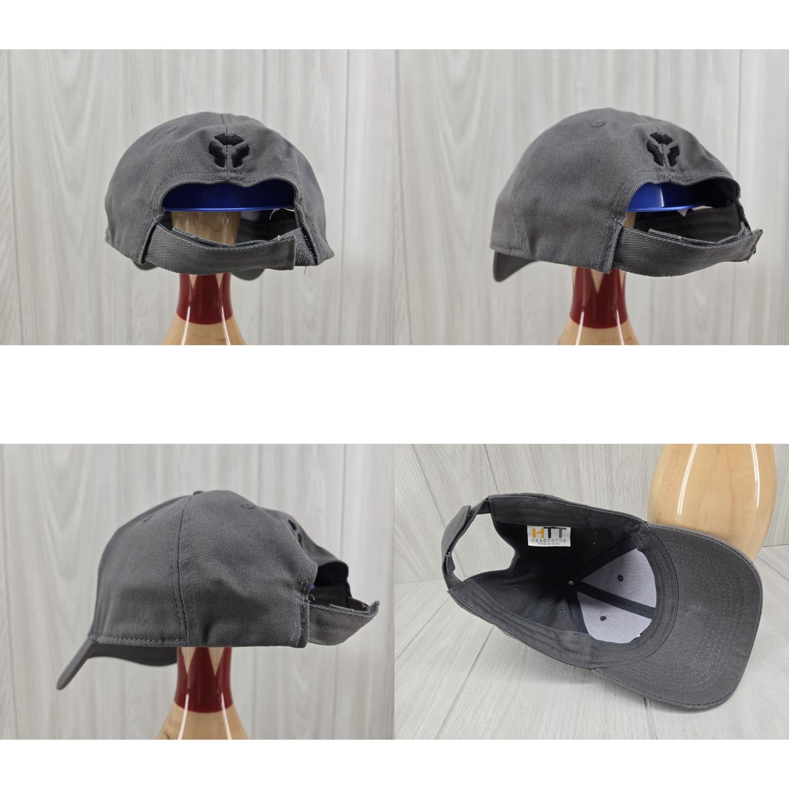Bally AAC Advanced Armament Gray Hat Strapback Ball Cap #2 Baseball Cap Adjustable Men Gray Firearms Canvas Hat Size ONE SIZE - 8 Thumbnail