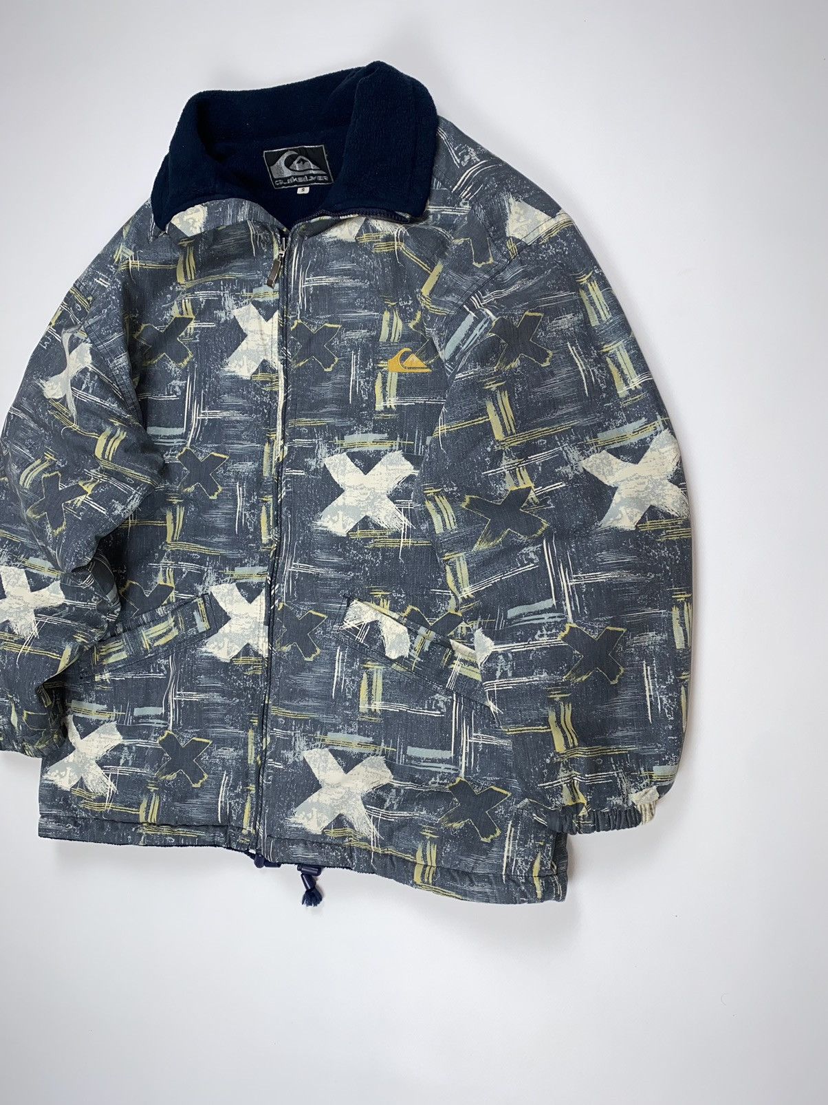 Quiksilver 🚨 Quiksilver vintage zip jacket coat monogram man’s S Size US S / EU 44-46 / 1 - 3 Thumbnail