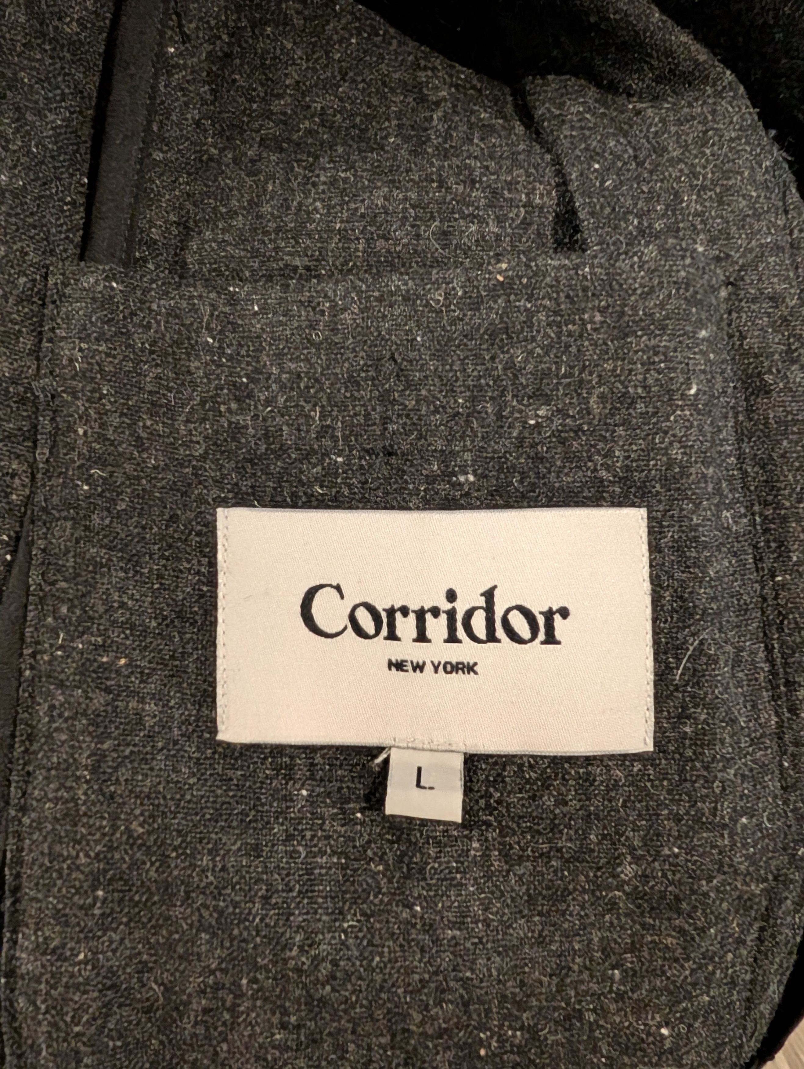 Corridor Charcoal Tweed Lined Blazer Size US L / EU 52-54 / 3 - 3 Thumbnail