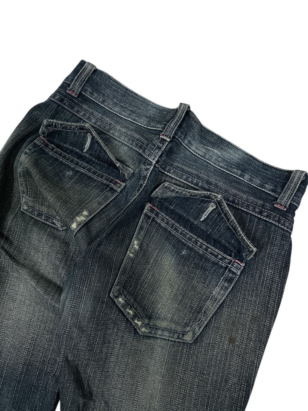 Vintage Flare 🎌💥 Rand crap Bootcut Flare Distress Denim Size US 34 / EU 50 - 5 Thumbnail