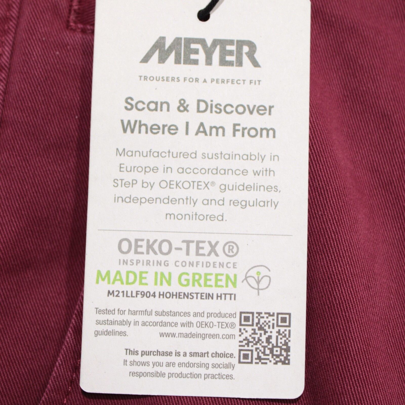 Other Meyer New with tags Chino Size 34 US In Red Size US 34 / EU 50 - 6 Thumbnail