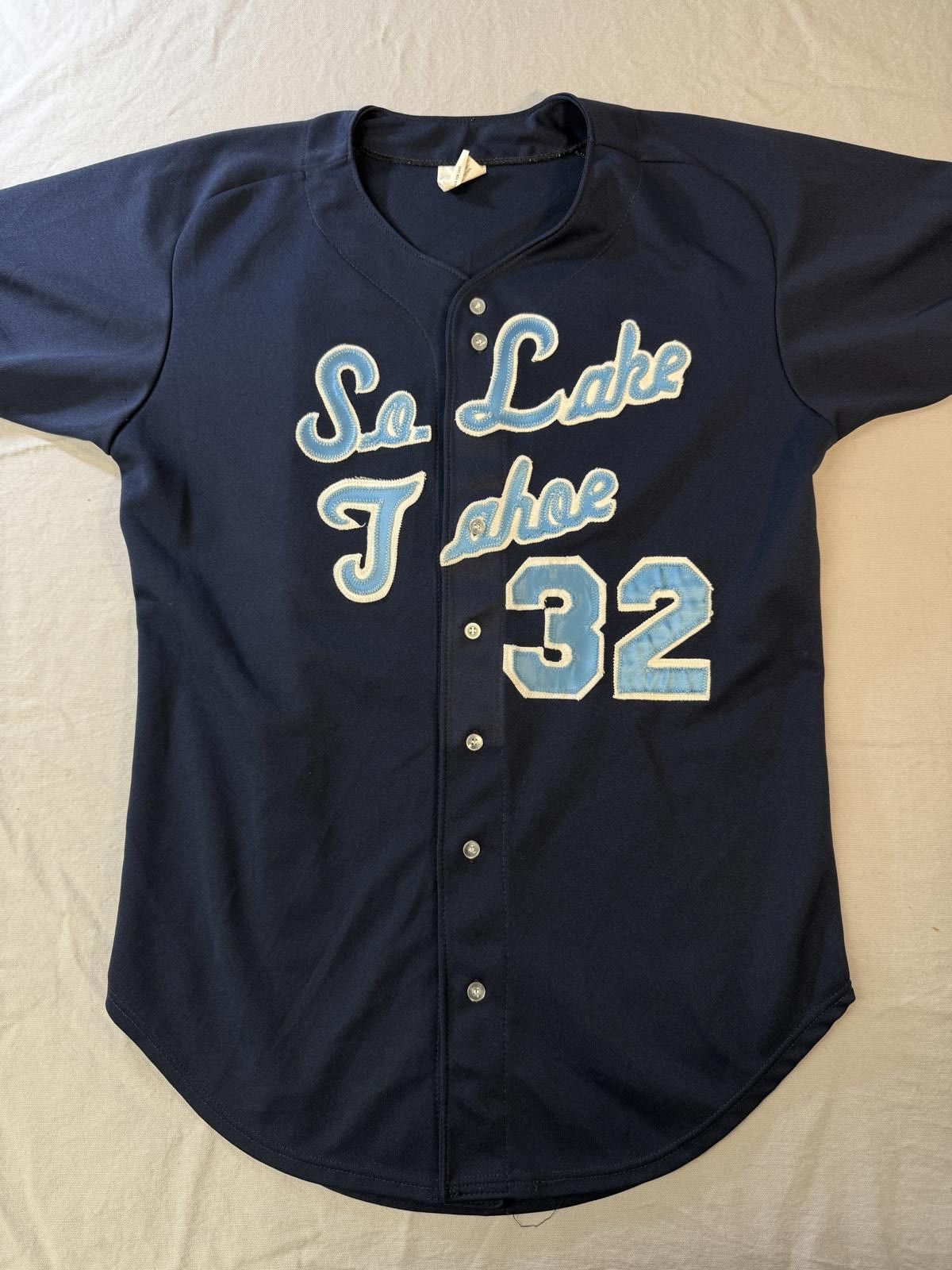 Designer VTG South Lake Tahoe Baseball Jersey Made in USA Large Size US L / EU 52-54 / 3 - 1 Thumbnail
