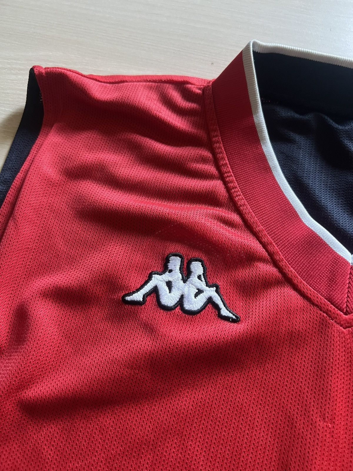 Kappa Vintage Biella Italian Basketball Jersey – Red XL Size US XL / EU 56 / 4 - 3 Thumbnail