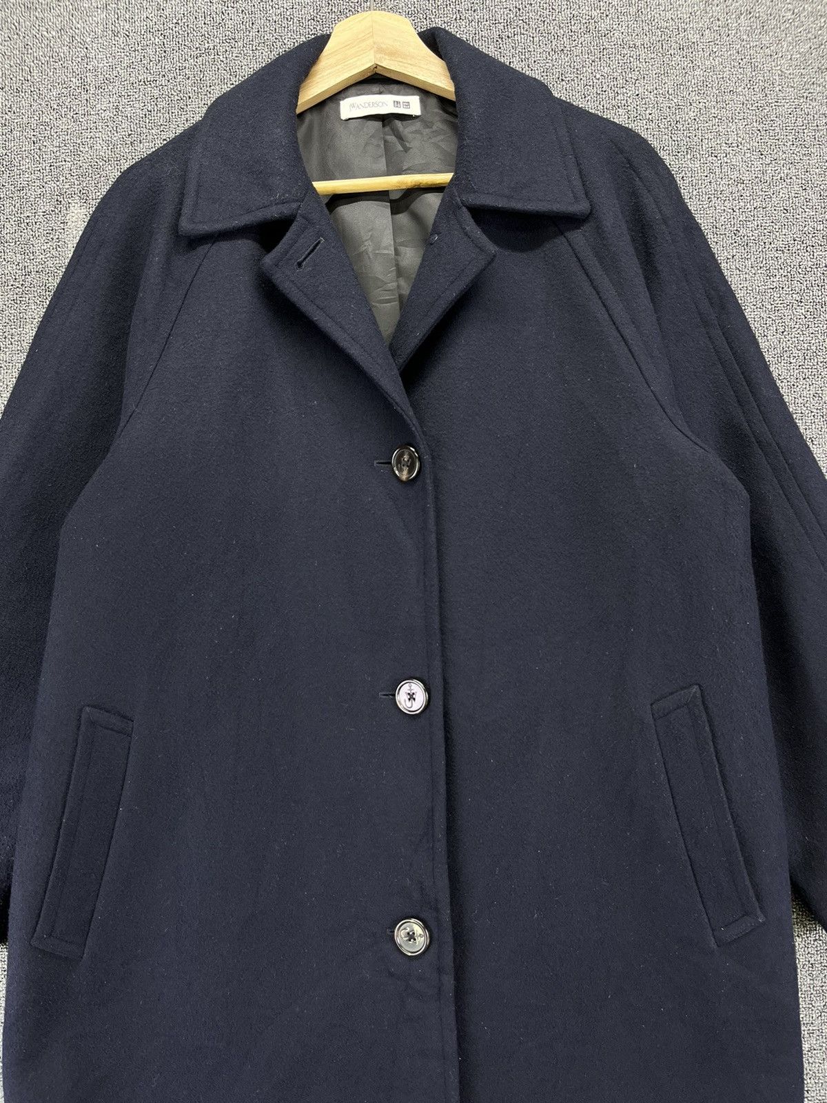 JW Anderson × Uniqlo J.W.Anderson Uniqlo Button Up Wool Long Jacket Size US L / EU 52-54 / 3 - 5 Thumbnail
