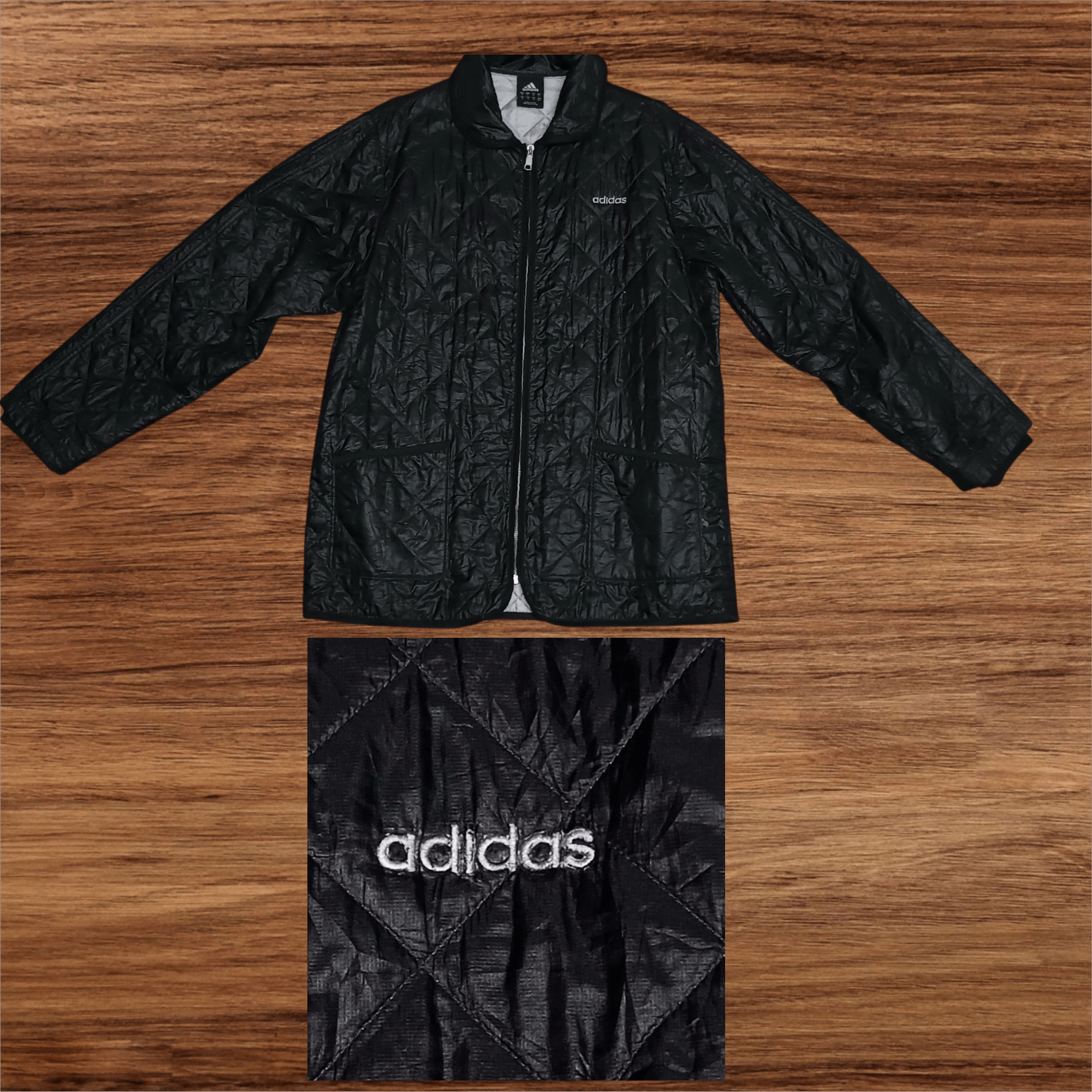 Adidas Adidas Quilted Jacket Size US L / EU 52-54 / 3 - 2 Thumbnail