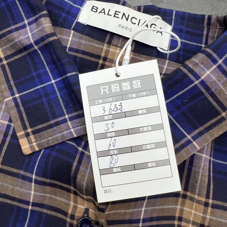 Balenciaga Balenciaga size 36 Plaid shirt Size US S / EU 44-46 / 1 - 3 Thumbnail