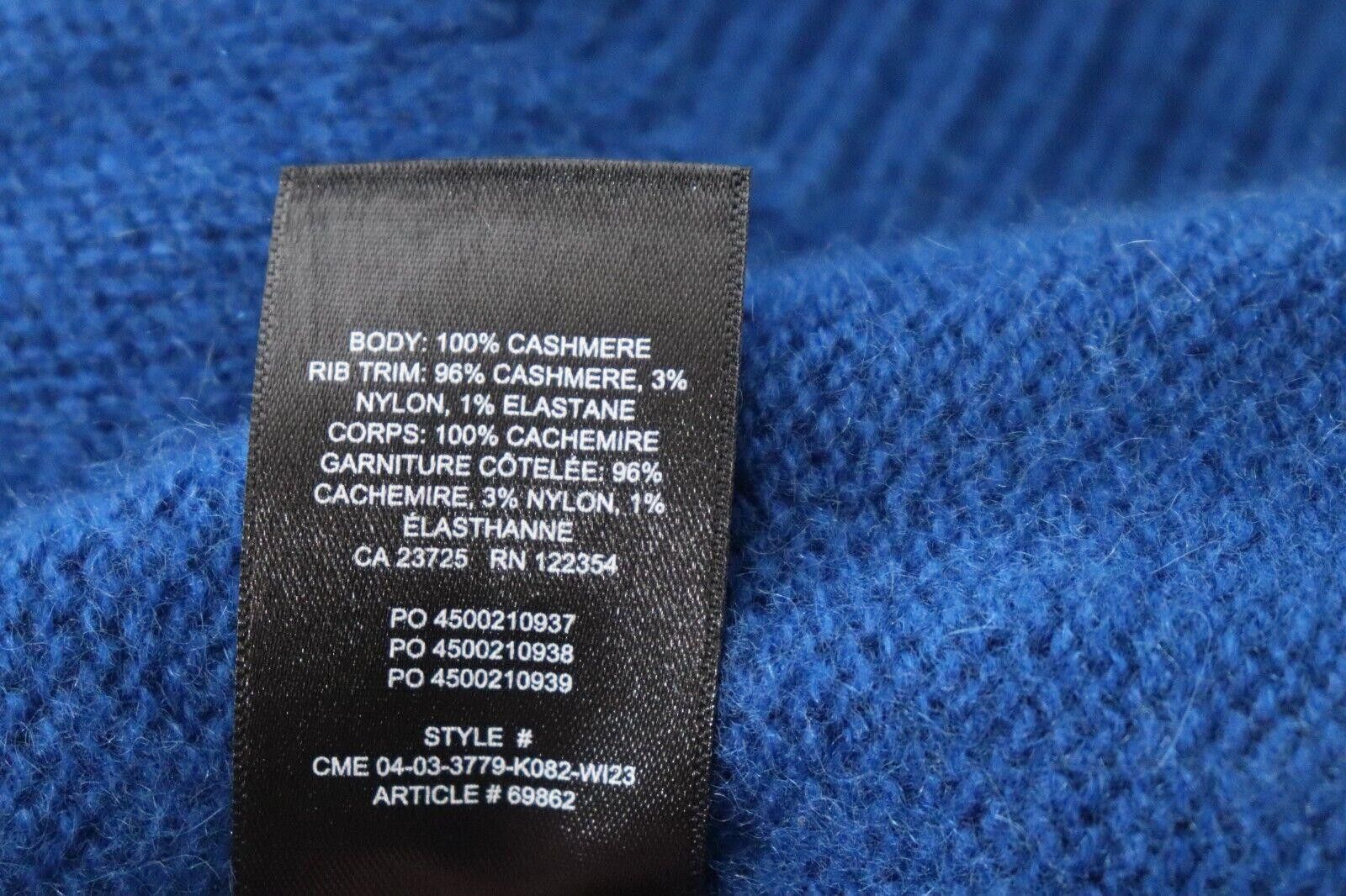 Designer Wilfred Small Bluebell Luxe Cashmere Jara Pullover Sweater Size S / US 4 / IT 40 - 7 Thumbnail