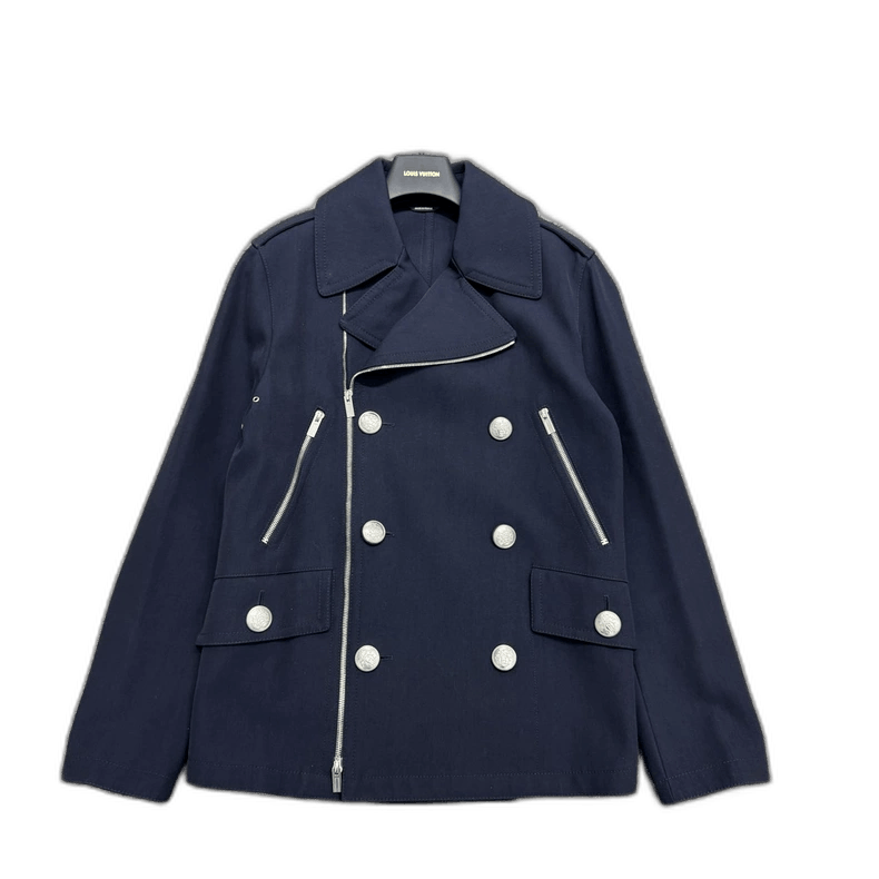 Hermes Hermes Wool Jacket with Buttons-yf Size US L / EU 52-54 / 3 - 1 Thumbnail