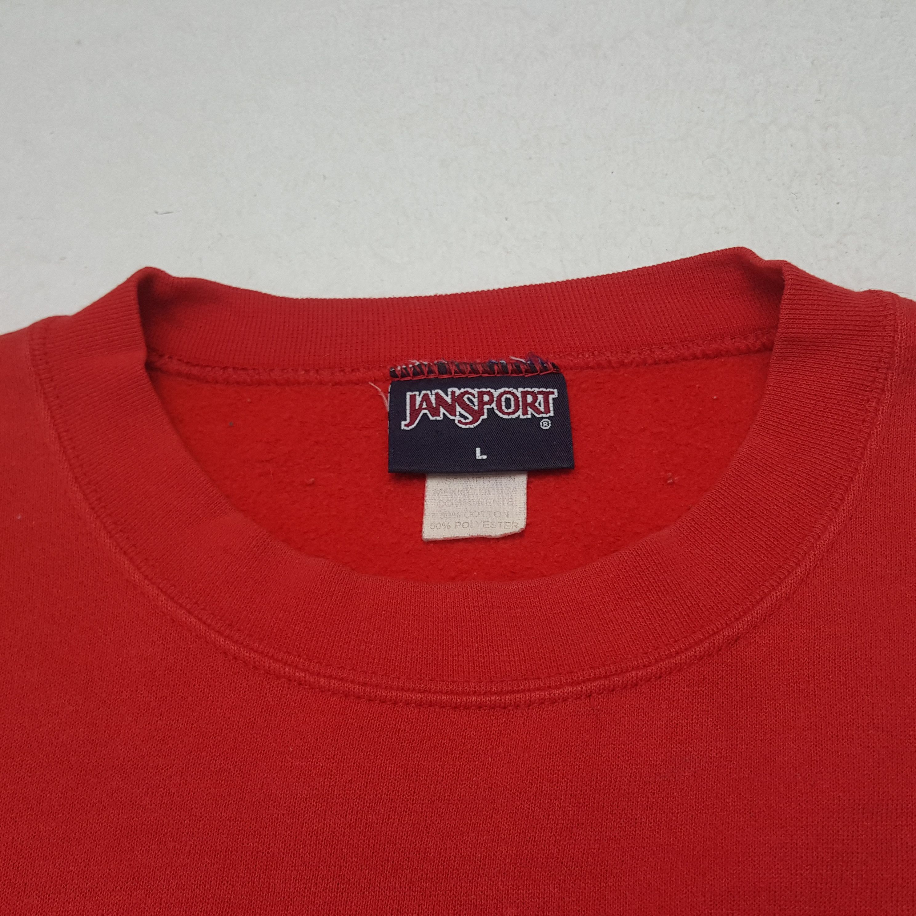 Jansport × Vintage Vintage Nebraska Patchwork Sweatshirt Size US L / EU 52-54 / 3 - 4 Thumbnail