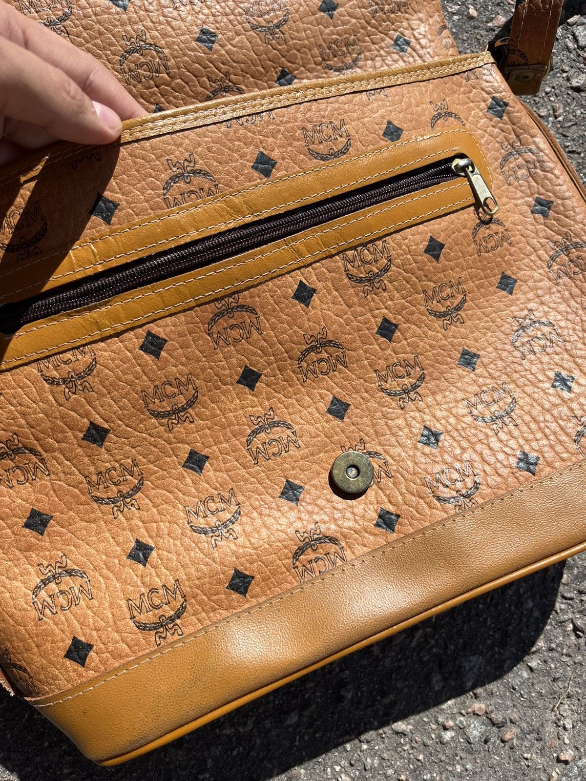 MCM Vintage MCM Monogram Bag Luxury Designer Size ONE SIZE - 7 Thumbnail