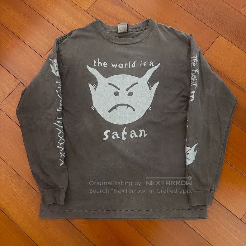 Saint Michael Saint Michael Devil Pumpkin Heavy Metal Band Wash Destroy Size US M / EU 48-50 / 2 - 1 Thumbnail