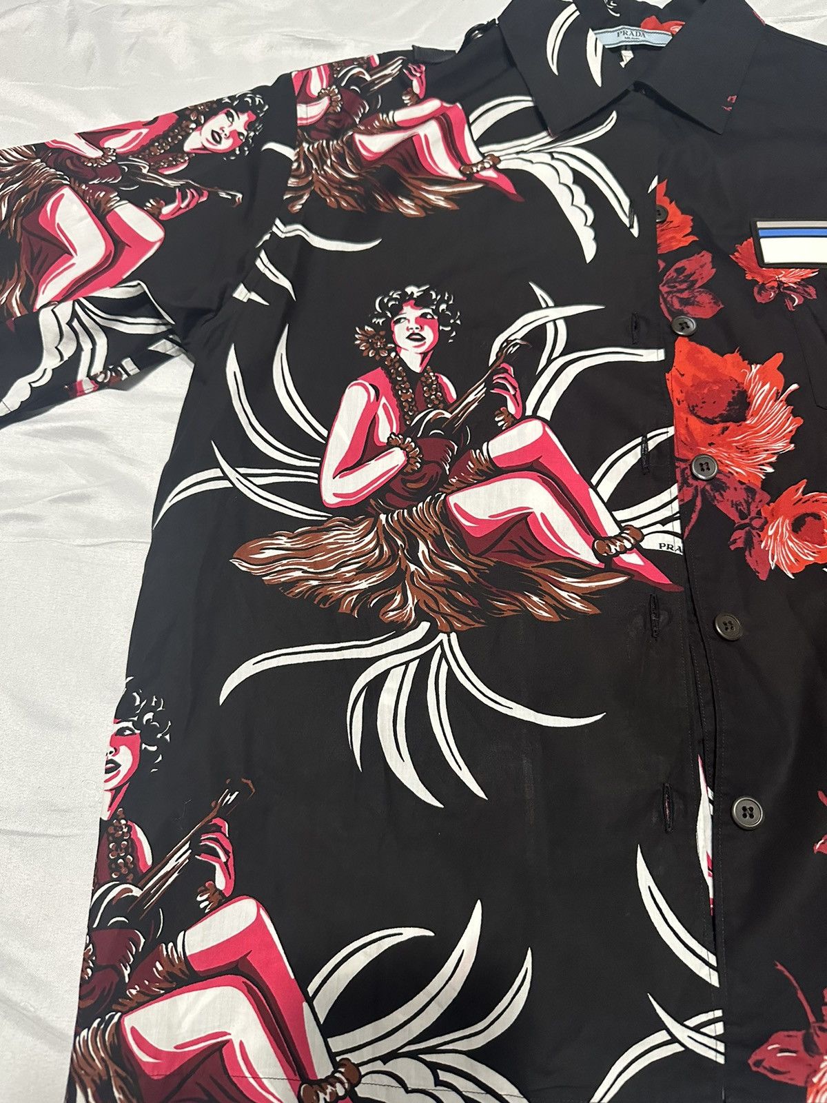 Prada Prada Short Sleeve Hawaiin Shirt Size US M / EU 48-50 / 2 - 3 Thumbnail