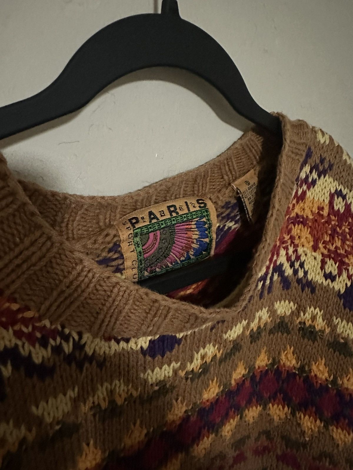 Vintage Vintage Paris Sports Club Knitwear Sweater Size US M / EU 48-50 / 2 - 6 Thumbnail