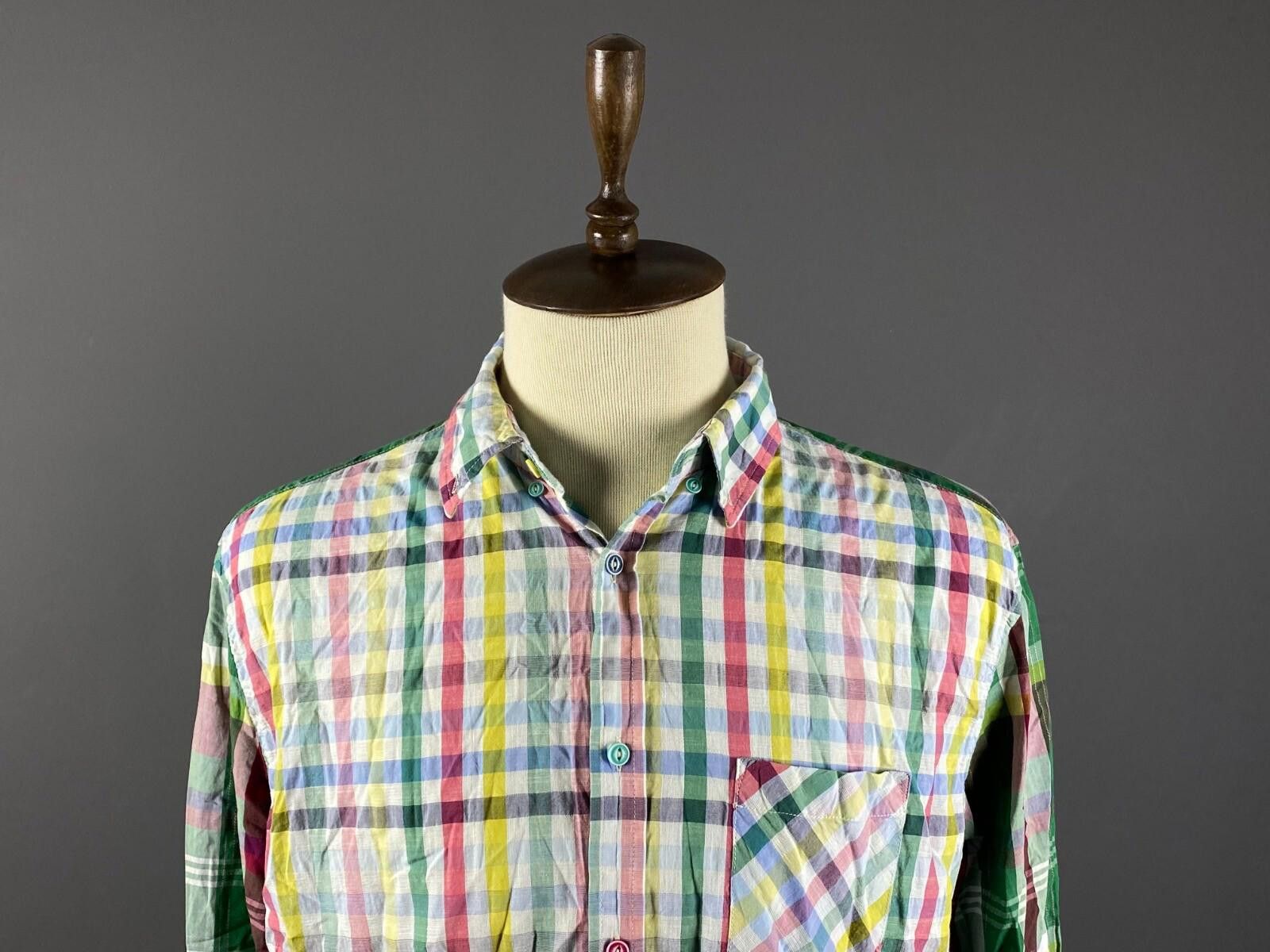 Desigual Desigual Colorful Oxford Multicolor Shirt Sz XXL / 2XL Size US XXL / EU 58 / 5 - 2 Thumbnail