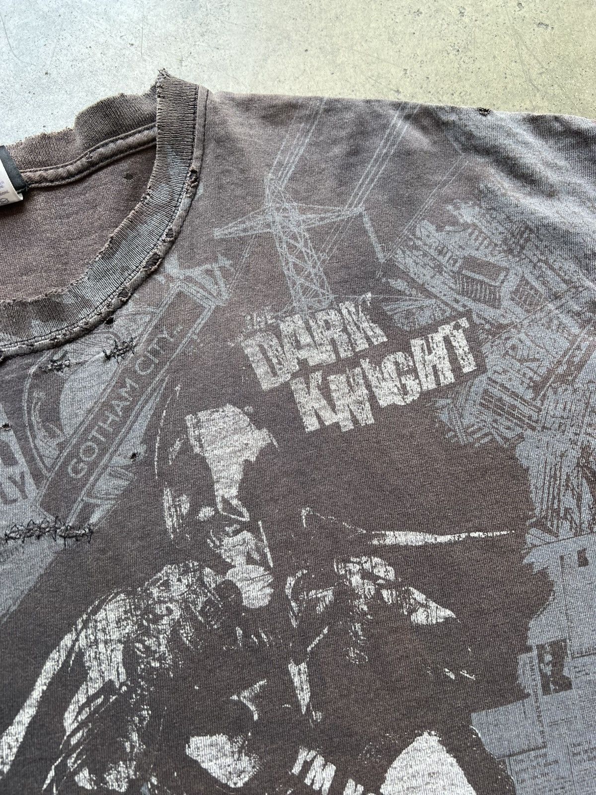 DC Comics × Vintage VTG 2008 The Dark Knight Movie Promo Tee Shirt Joker Size US XL / EU 56 / 4 - 6 Thumbnail