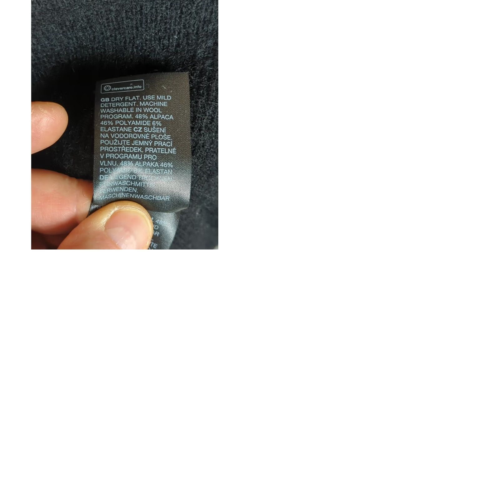 Other Stockholm Atelier Other Stories Sweater Womens S Black Alpaca Blend Long Slv Size S / US 4 / IT 40 - 9 Thumbnail