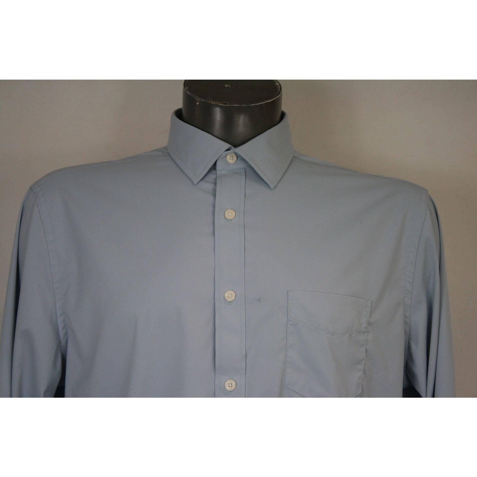 UNTUCKit UNTUCKit Gironde Shirt Mens Large Blue Stretch Button Up Size US L / EU 52-54 / 3 - 4 Thumbnail