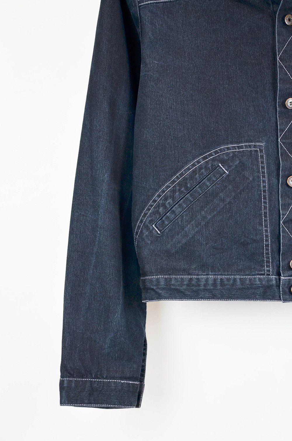 Marithe + Francois Girbaud Le Jean de Marithé François Girbaud Denim Jacket – Size 38 Size XS / US 0-2 / IT 36-38 - 3 Thumbnail
