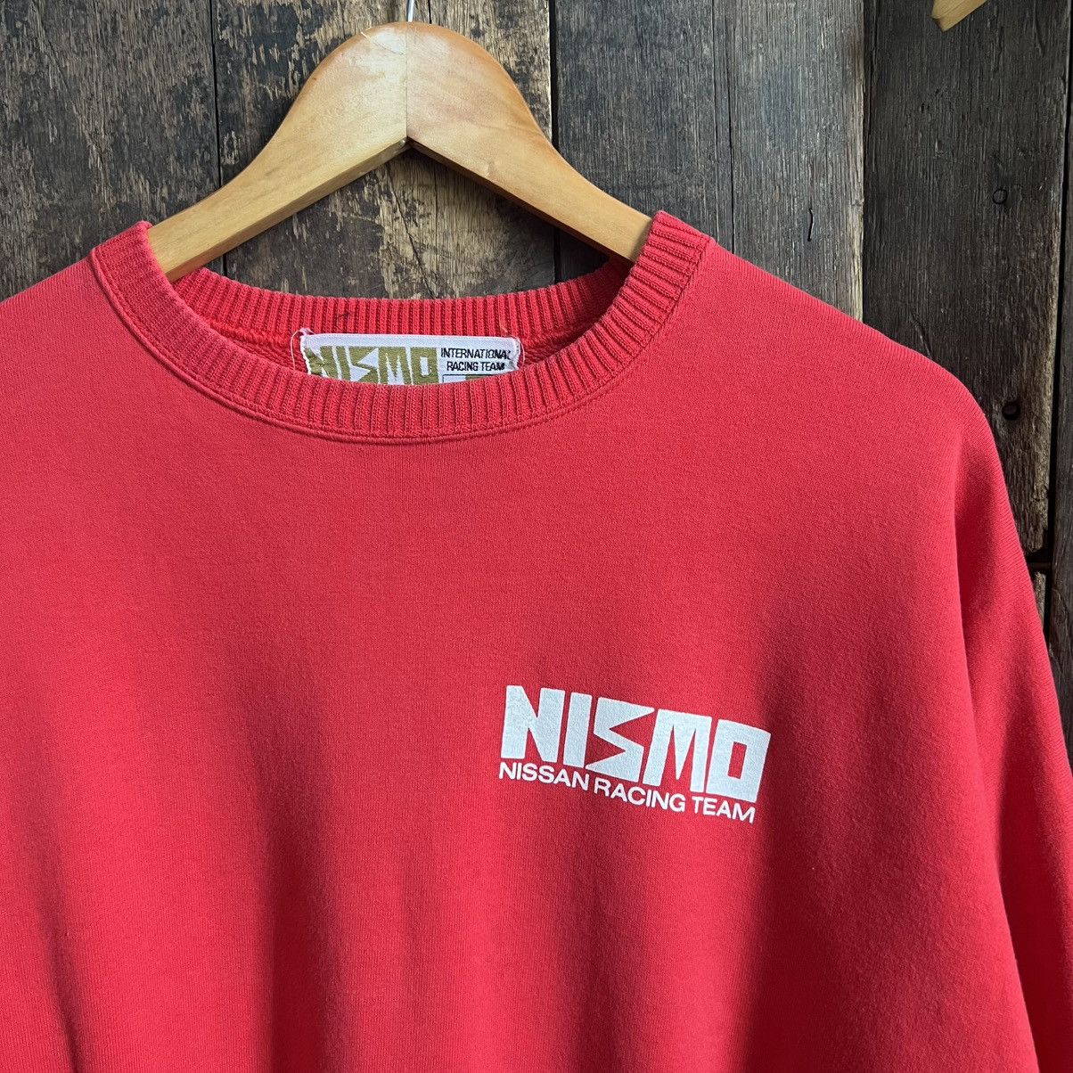 Vintage Vintage 90’s Nismo Nissan Racing Team Logo Spellout Crewneck Size US L / EU 52-54 / 3 - 4 Thumbnail
