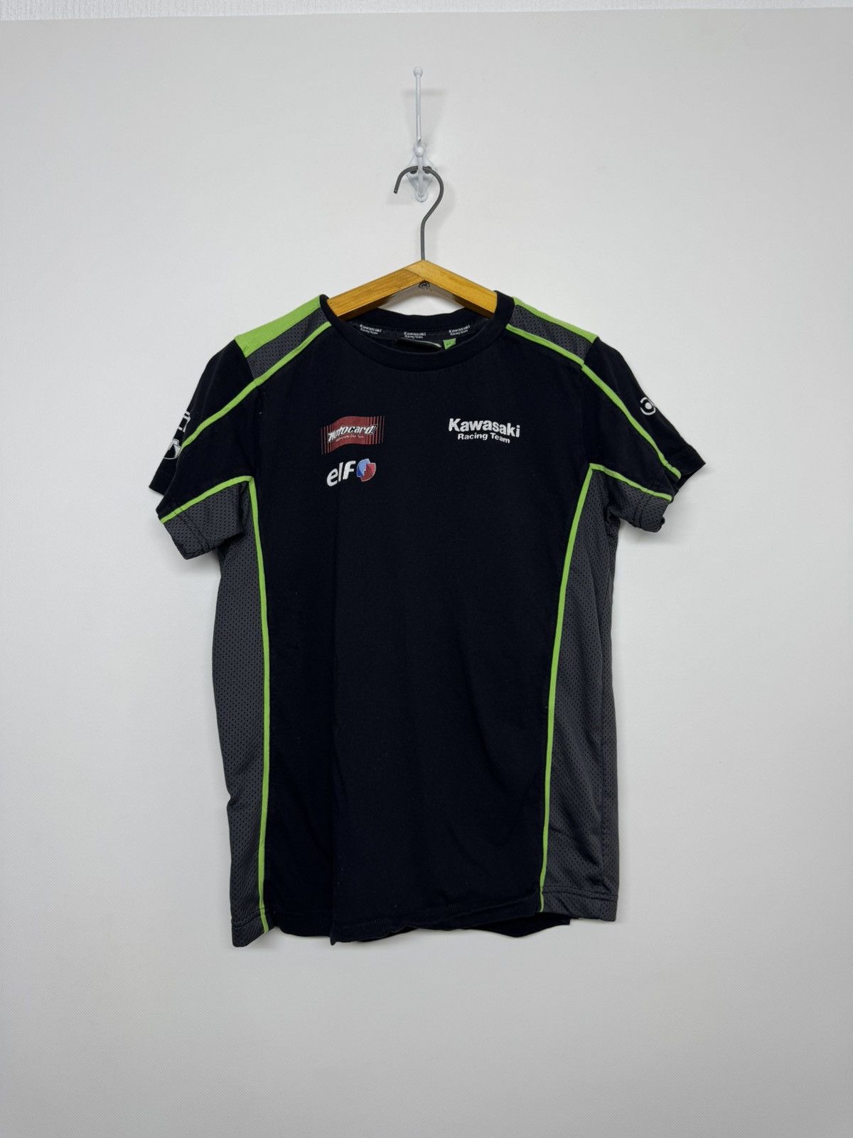 Vintage Vintage Y2k Kawasaki T shirt Motosport Racing Team Shirt Size US S / EU 44-46 / 1 - 1 Thumbnail
