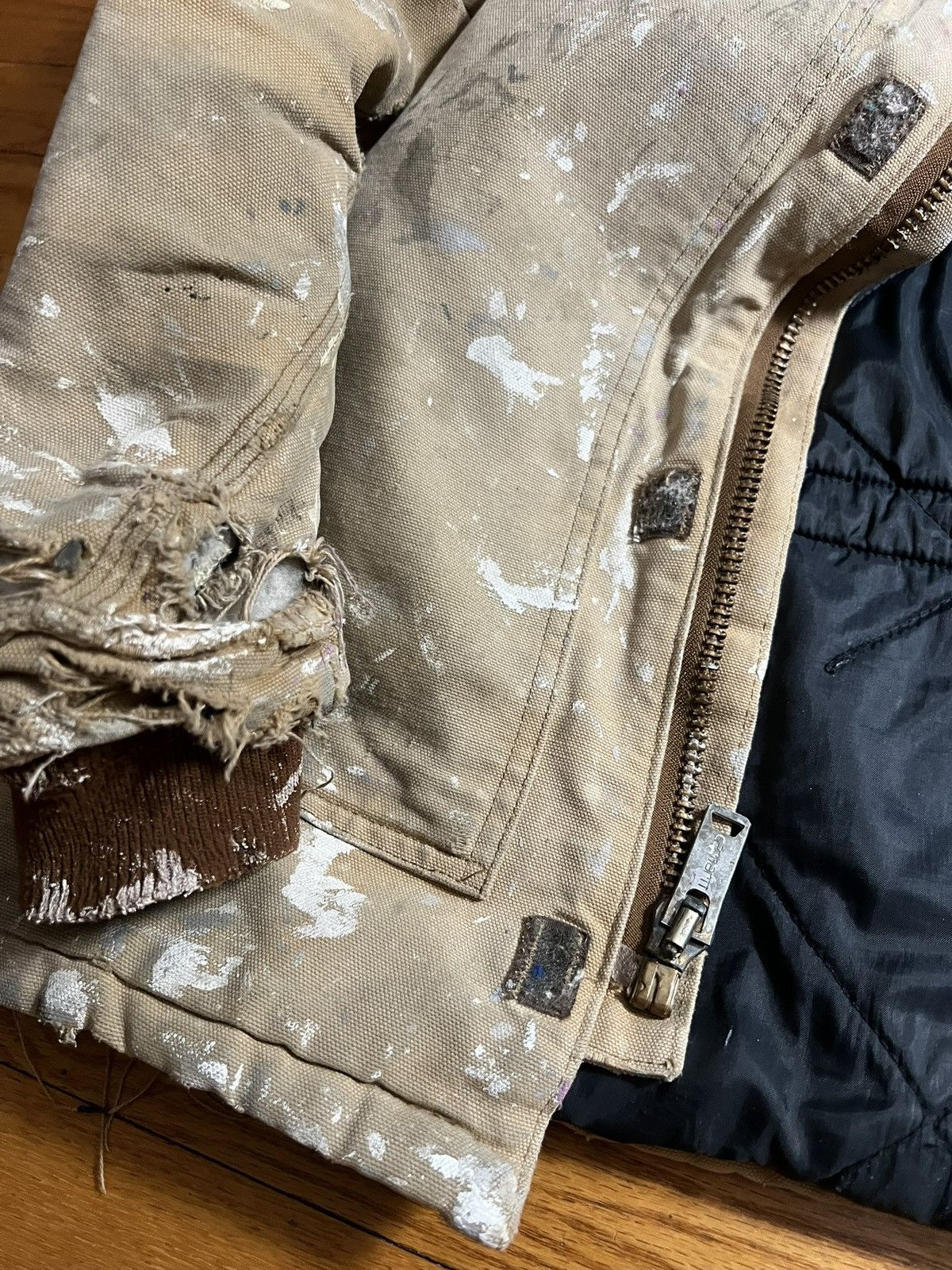 Carhartt Vintage Carhartt Artic Jacket. Quilt Lined. Large Distressed Size US L / EU 52-54 / 3 - 4 Thumbnail