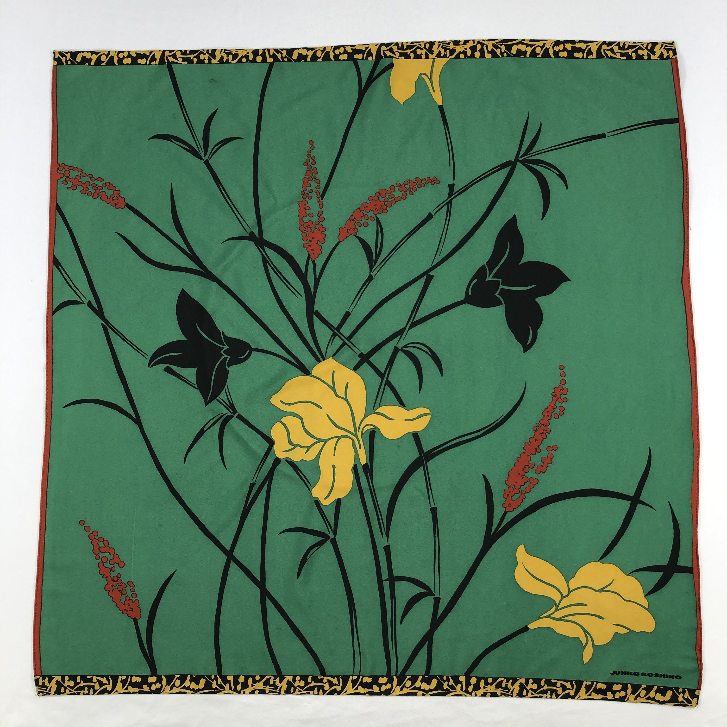 Vintage Vintage Junko Koshino Silk Scarf Size ONE SIZE - 2 Thumbnail