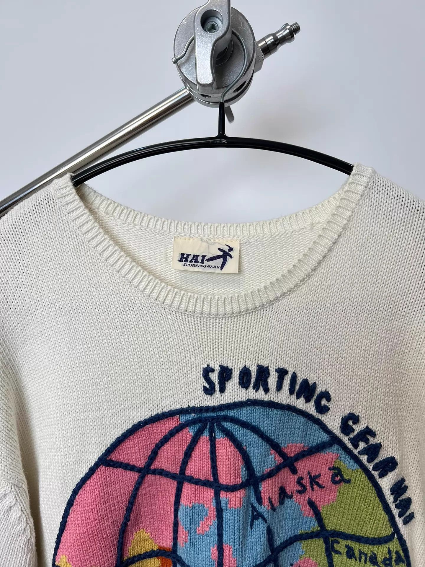 Issey Miyake Issey Miyake Vtg Colorblock Earth Embro Sweater Size US M / EU 48-50 / 2 - 3 Thumbnail