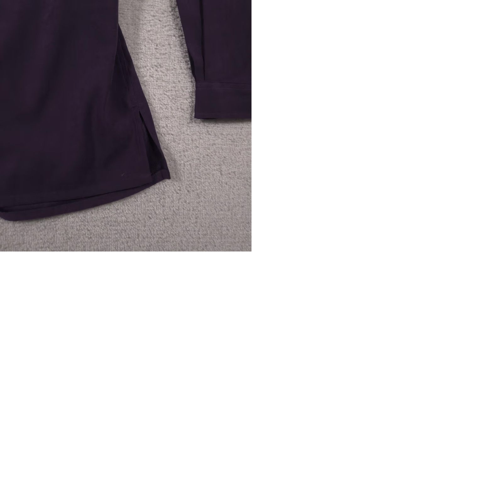 Gloria Vanderbilt Gloria Vanderbilt Shirt Womens Large Purple Button Front Long Sleeve Blouse Top Size L / US 10 / IT 46 - 9 Thumbnail