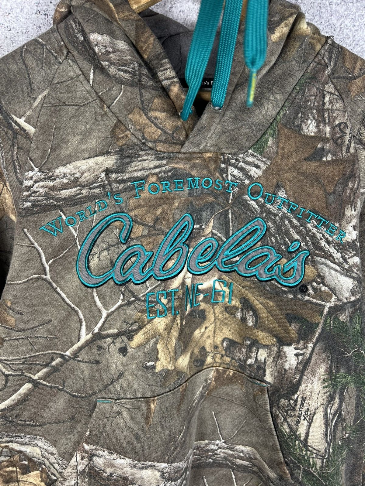 Cabelas Vintage Cabelas Realtree Camo Hoodie Sweatshirt Size US M / EU 48-50 / 2 - 3 Thumbnail