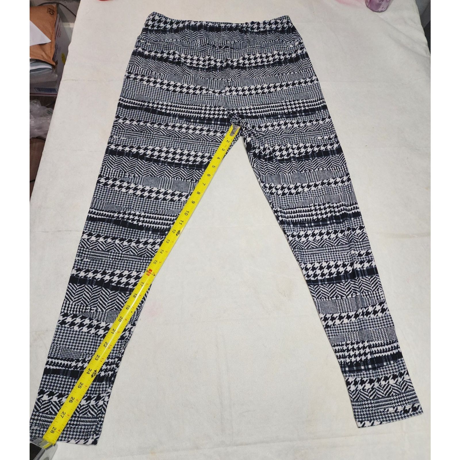 Other Lularoe Leggings Womens TC2 Tall Curvy 2 Pants Black White Size 38" / US 16 / IT 52 - 2 Thumbnail