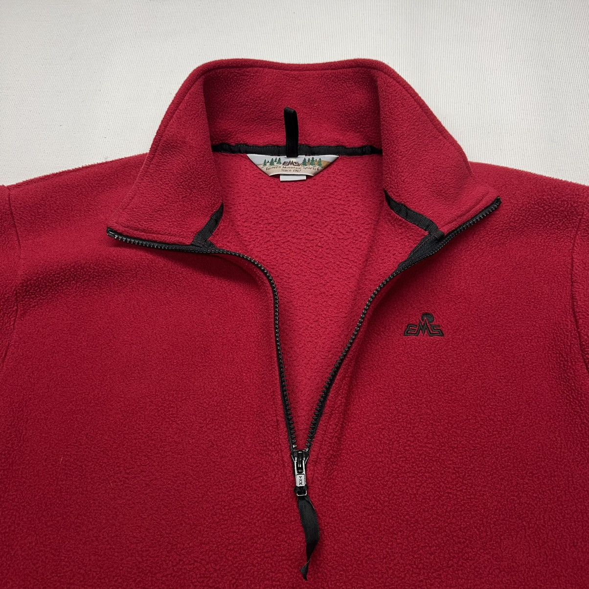 Eastern Mountain Sports × Vintage VTG Eastern Mountain Sports Fleece Red Sweater Full Zip Y2K Size XL / US 12-14 / IT 48-50 - 6 Thumbnail