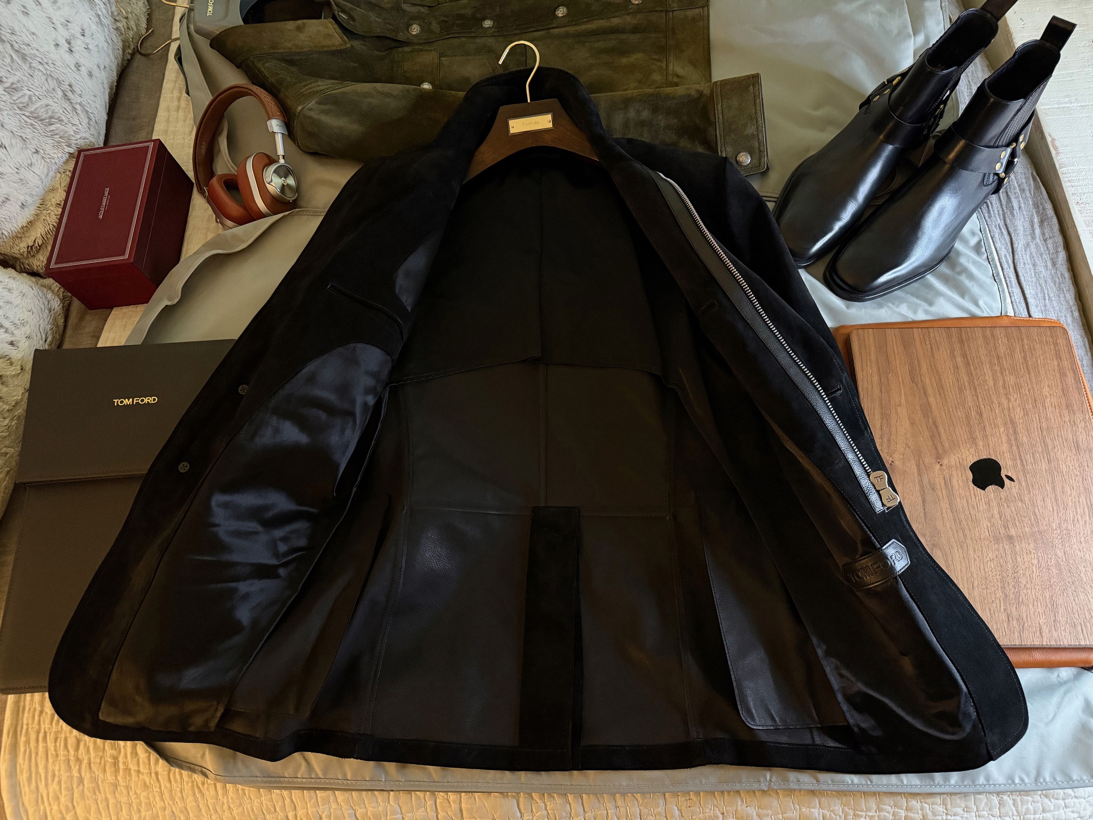 Tom Ford A Menswear Grail $10-$14K Rare Coveted Suede Leather Jacket Size US M / EU 48-50 / 2 - 18 Thumbnail