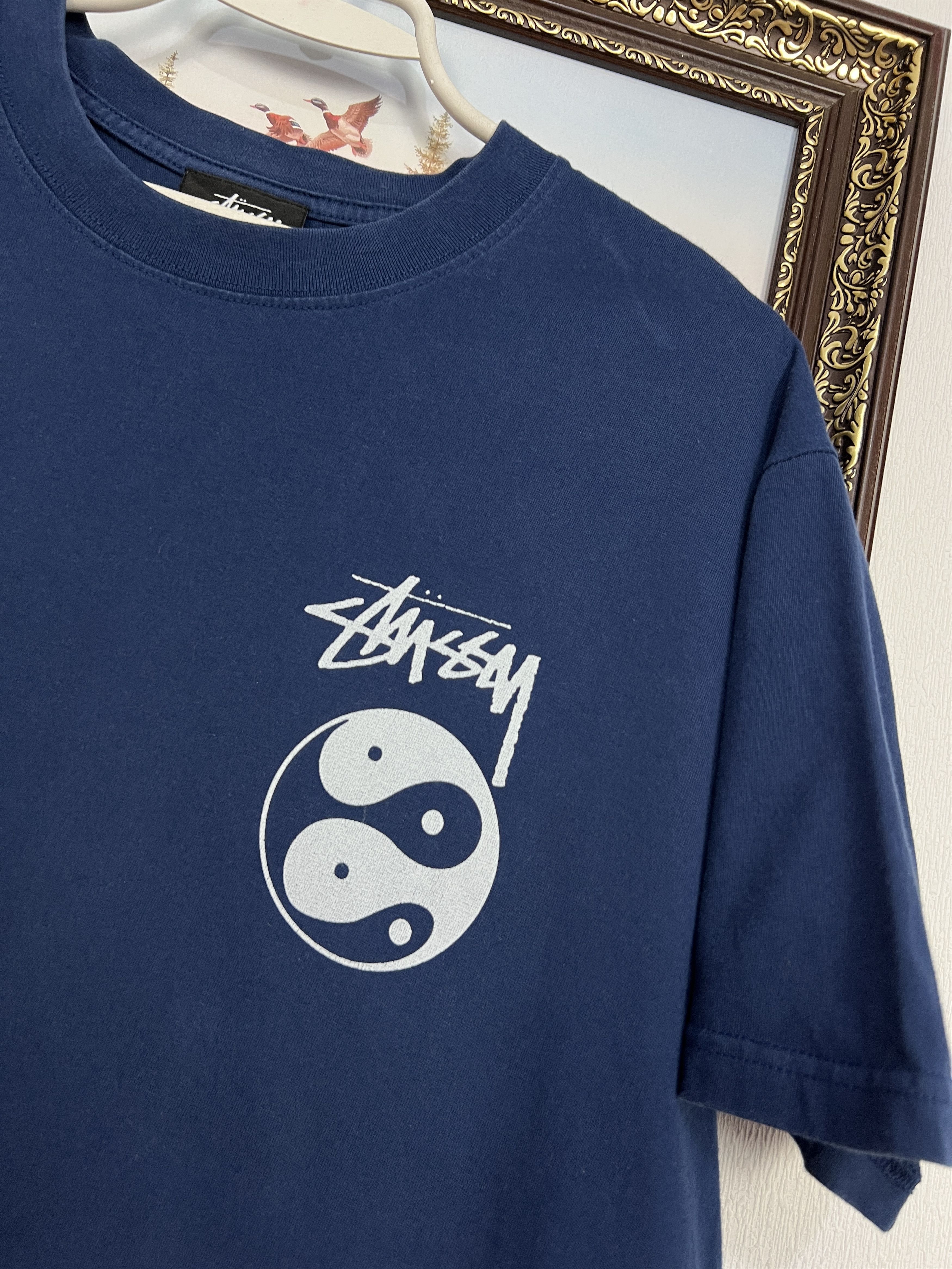 Vintage Stussy Shirt 8 Ball Y2K Over Print Big Logo Tee Jersey Size US M / EU 48-50 / 2 - 5 Thumbnail