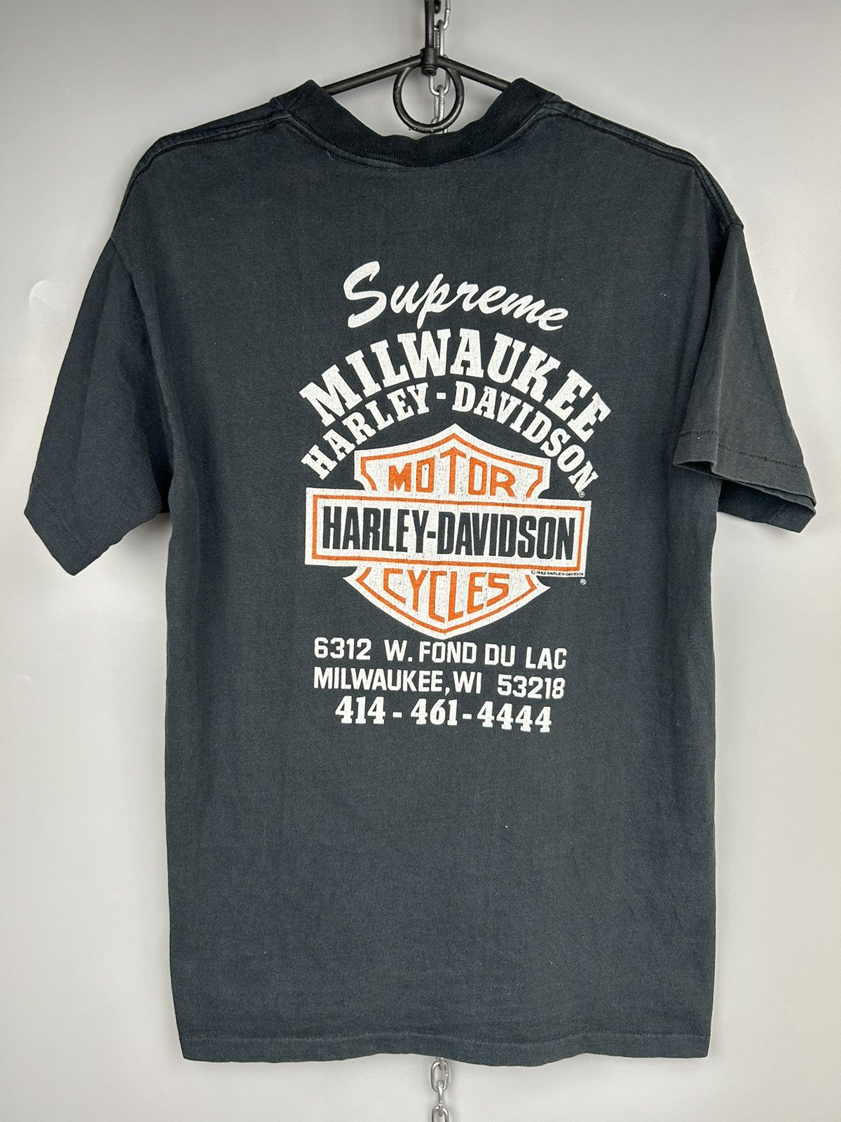 Harley Davidson × Vintage Vintage 1989 Harley Davidson Holoubek T shirt Made in Usa Size US L / EU 52-54 / 3 - 11 Thumbnail
