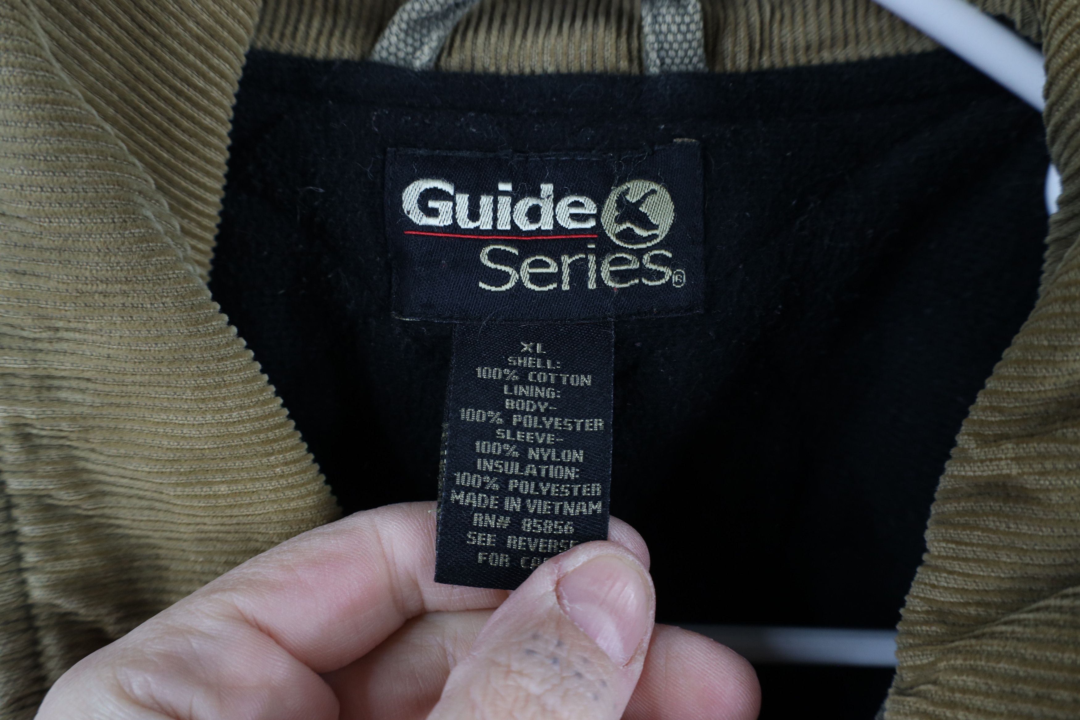 Vintage Vintage Y2K Streetwear Lined Corduroy Collar Canvas Jacket Size US XXL / EU 58 / 5 - 10 Thumbnail