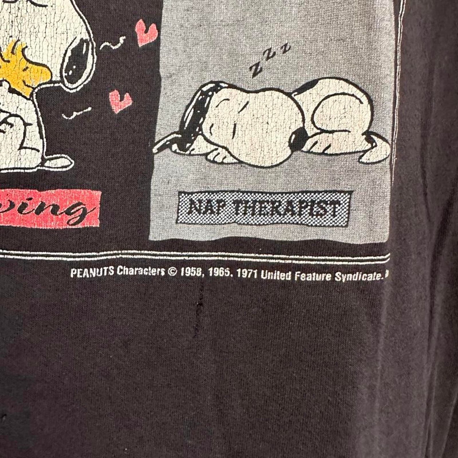 Vintage Vintage Snoopy Cartoon Shirt Size US XL / EU 56 / 4 - 4 Thumbnail