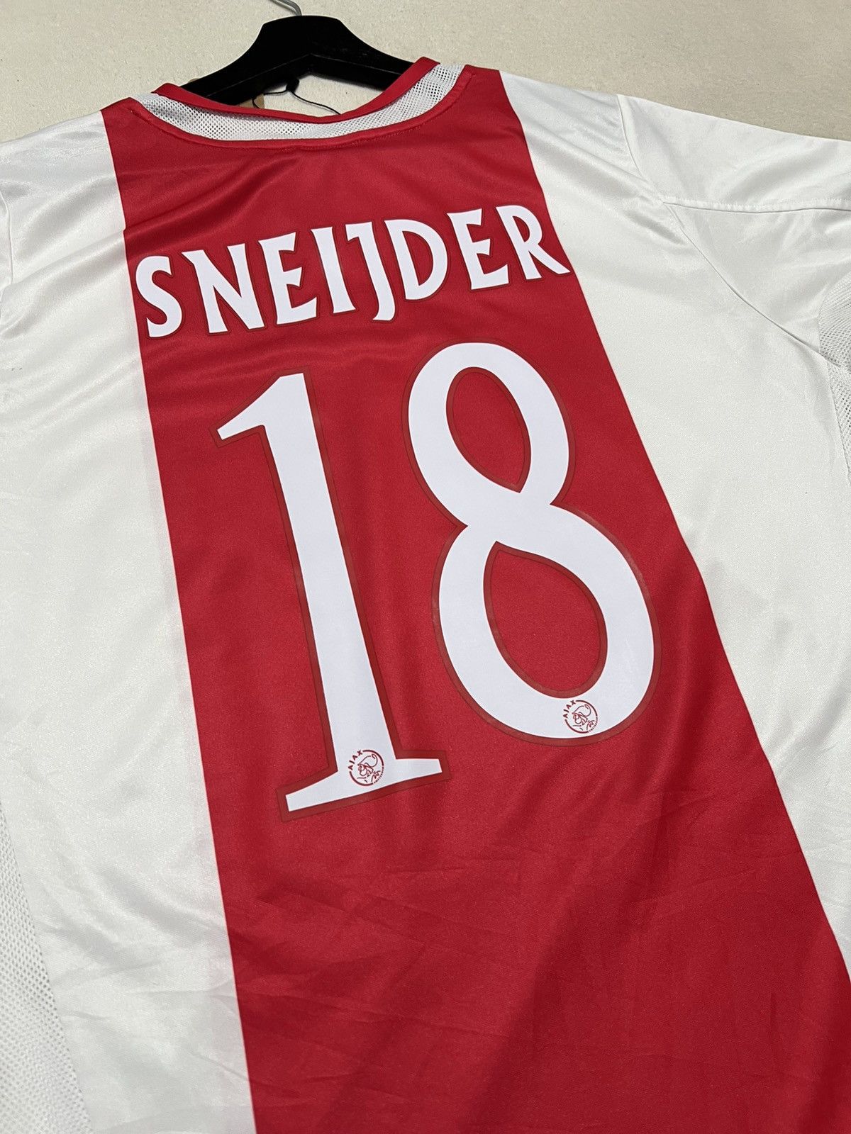 Adidas Ajax 2004 Adidas Home Jersey #Sneijder18 Size US XL / EU 56 / 4 - 4 Thumbnail