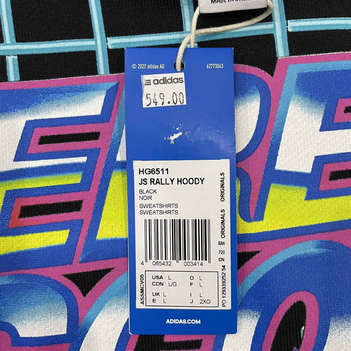 Adidas Adidas x Jeremy Scott JS Rally Hoody Size US L / EU 52-54 / 3 - 9 Thumbnail