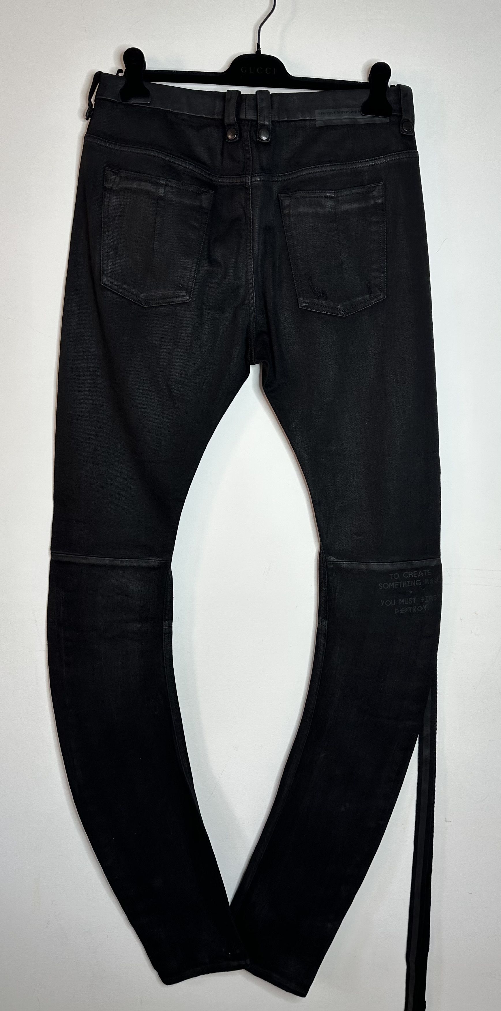 BEN TRAVENITY JEANS BLACK LOGO 195