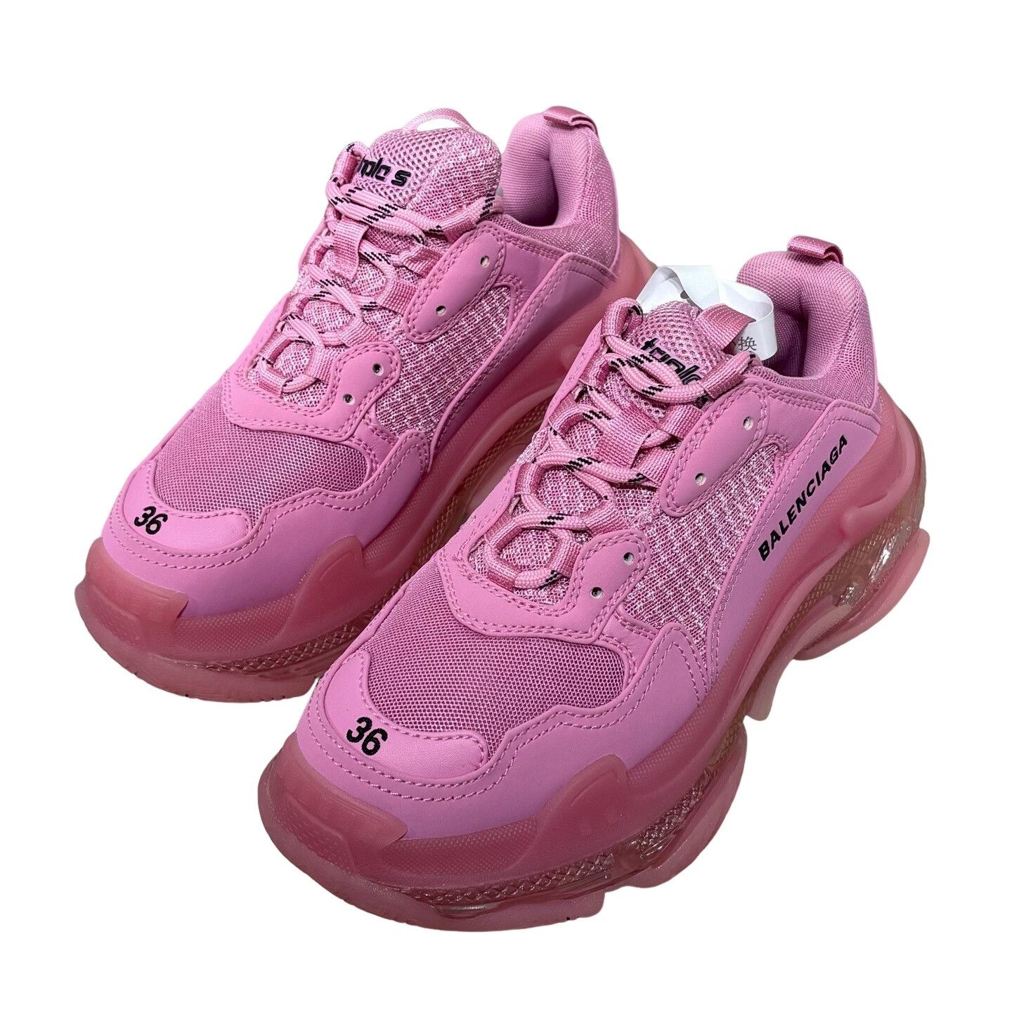 Balenciaga Balenciaga Pink Triple S Sneakers Size 36 Size US 6 / IT 36 - 1 Thumbnail