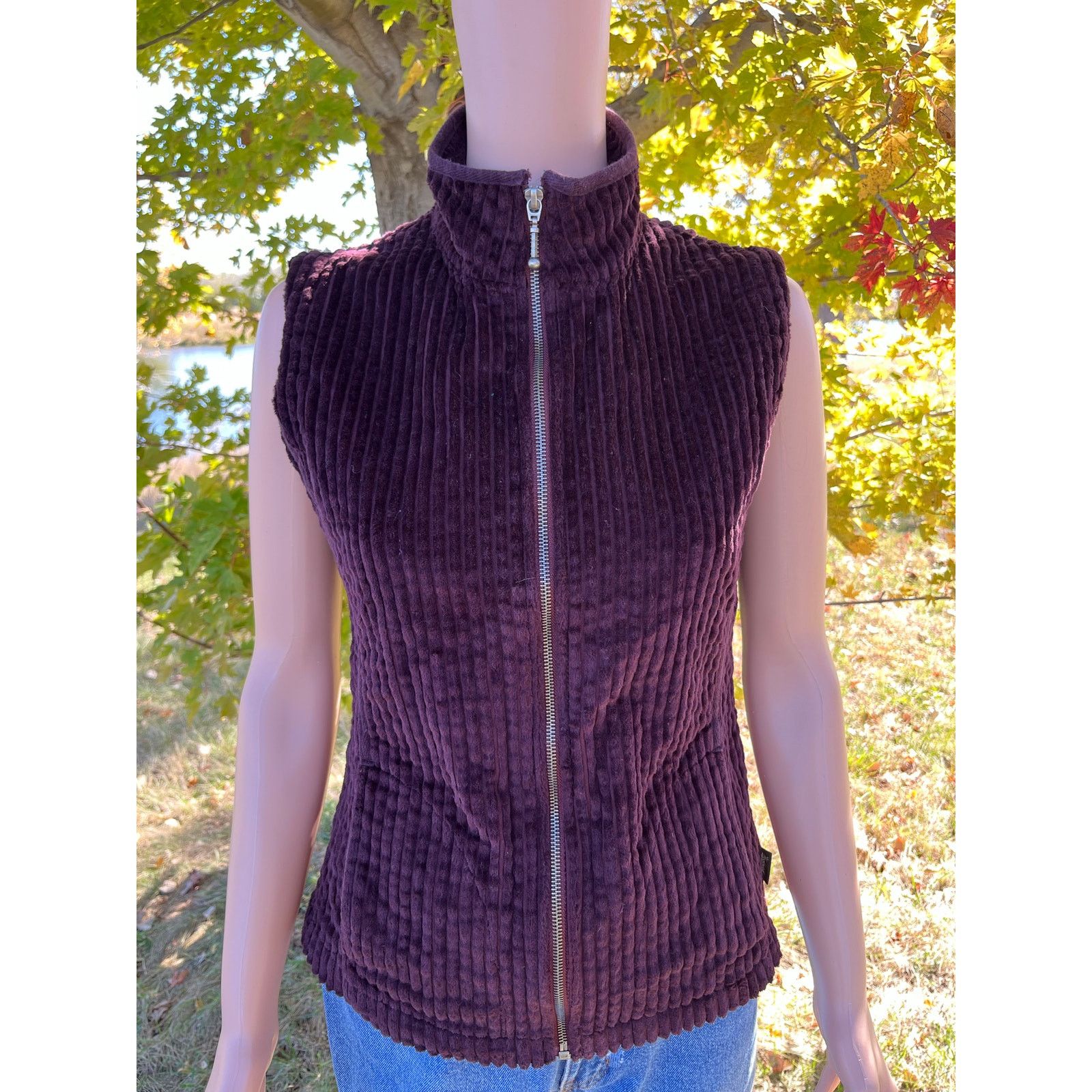 Other Cozy Corduroy Burgundy Woolrich Vest Size XS / US 0-2 / IT 36-38 - 1 Thumbnail
