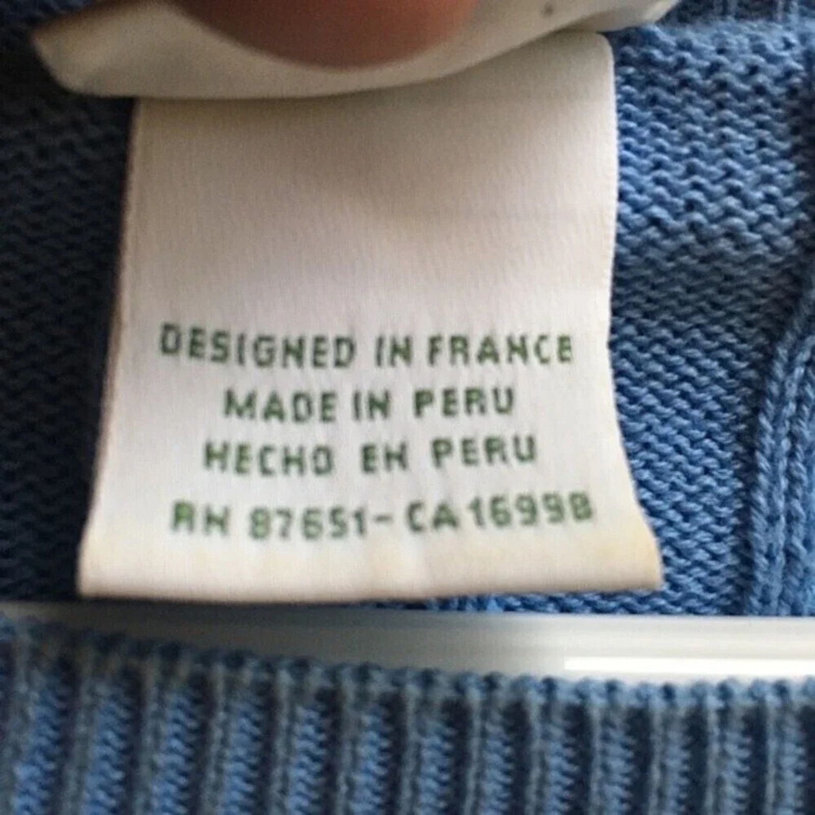 Izod Izod Lacoste vintage sweater, men’s size 42 Size US L / EU 52-54 / 3 - 7 Thumbnail