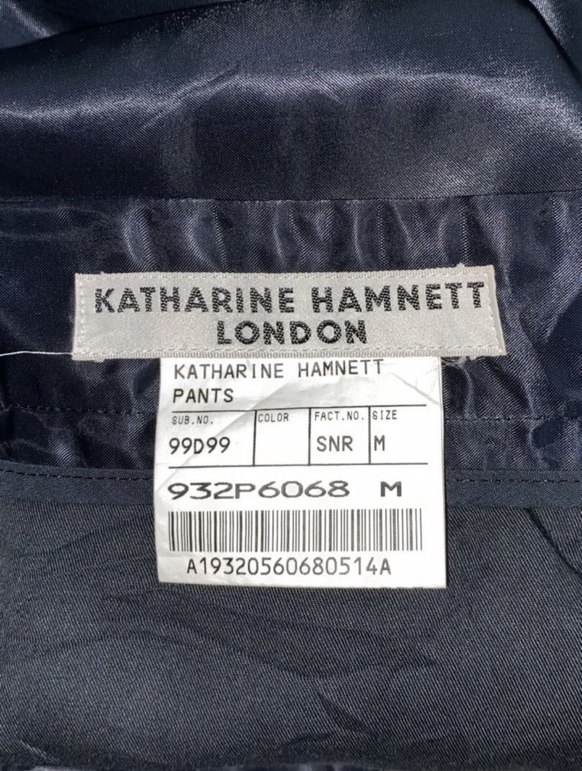 Katharine Hamnett London KATHARINE HAMNET LONDON Black Long Flare Pants Size US 28 / EU 44 - 4 Thumbnail