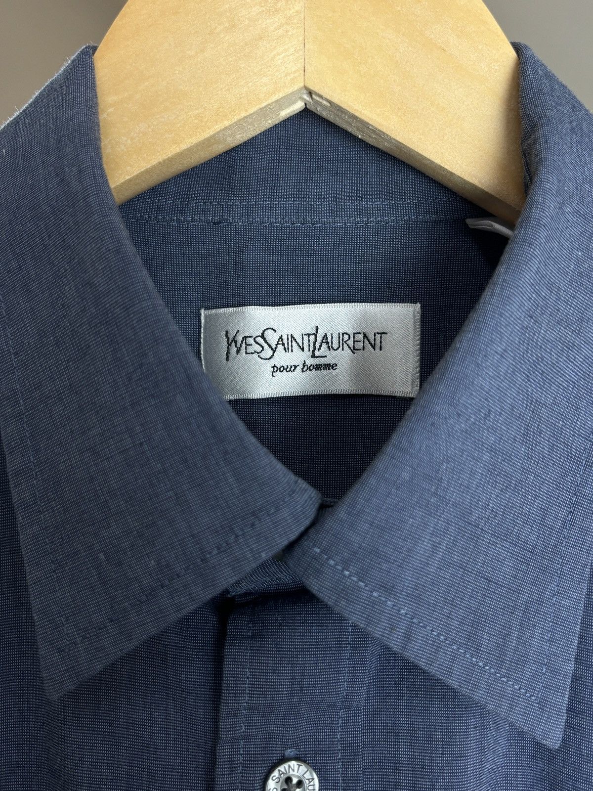 Yves Saint Laurent Yves Saint Laurent vintage button up short sleeve shirt Size US L / EU 52-54 / 3 - 2 Thumbnail