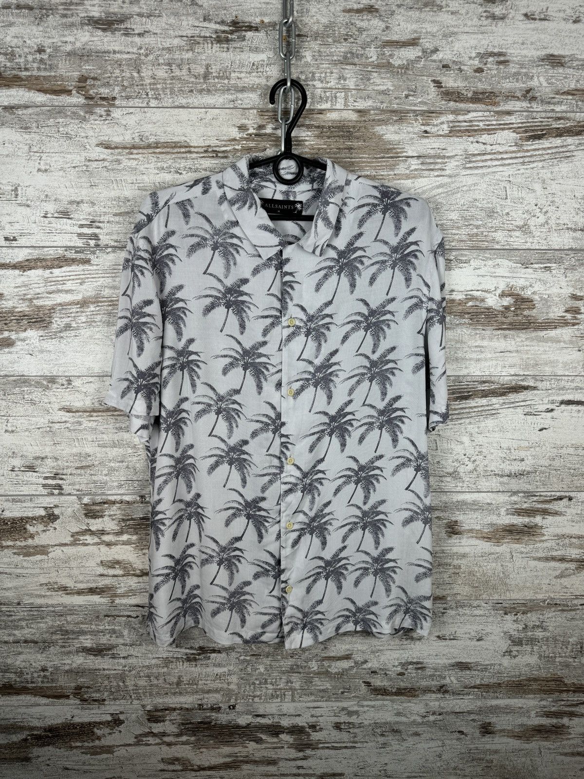 Allsaints Mens AllSaints SANTACRUZ SS SHIRT button up Hawaiian crazy Size US M / EU 48-50 / 2 - 3 Thumbnail