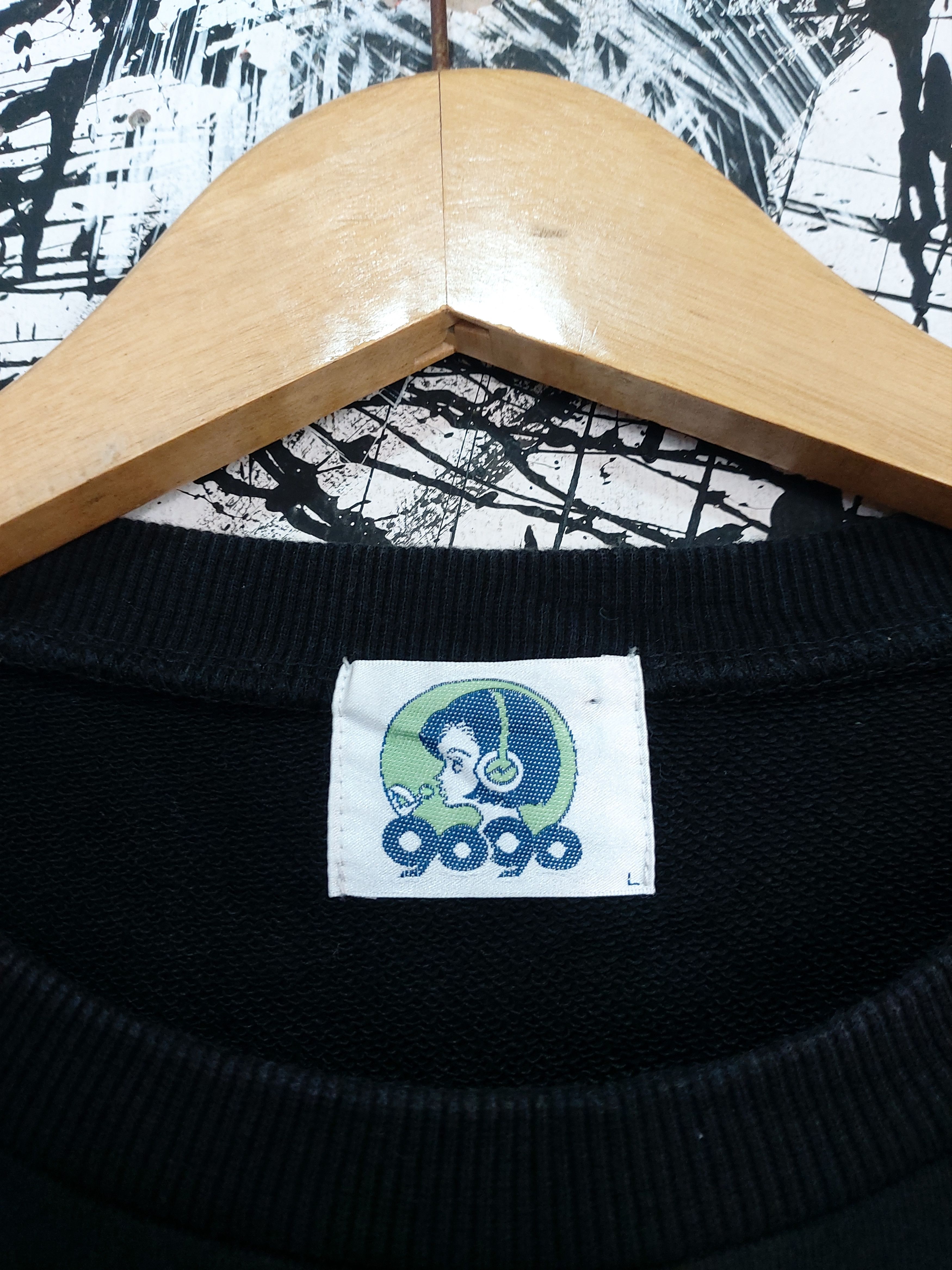 Vintage RIU DOMURA X 9090 SKATEBOARD THANK GOD I'M ALIVE SWEATSHIRT Size US L / EU 52-54 / 3 - 4 Thumbnail