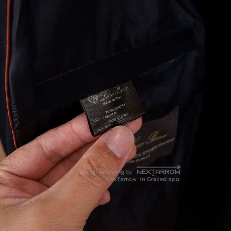 Loro Piana Loro Piana Men's trench coat, 100% cashmere navy blue Size US L / EU 52-54 / 3 - 9 Thumbnail