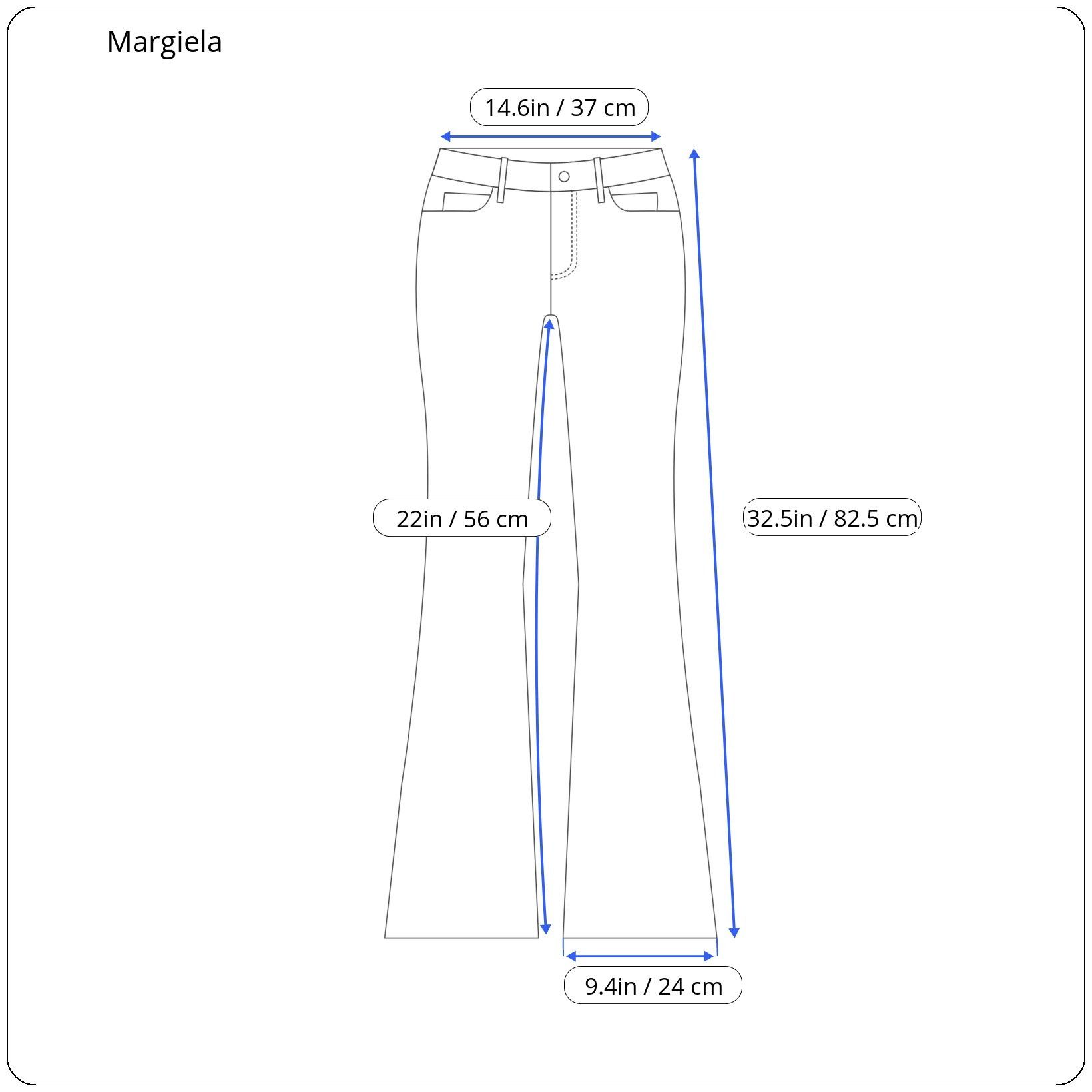 Maison Margiela ⚡️QUICK SALE⚡️2020 Margiela MM6 Cropped Flared Jeans Pants Size 30" / US 8 / IT 44 - 7 Thumbnail