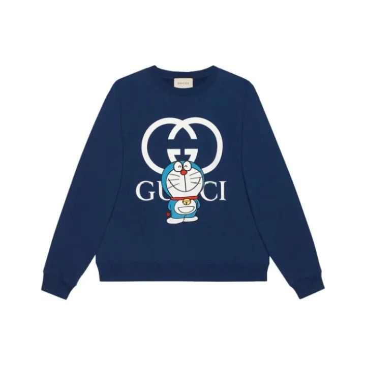 Gucci Gucci x Doraemon Blue Sweatshirt for All Size US L / EU 52-54 / 3 - 1 Thumbnail